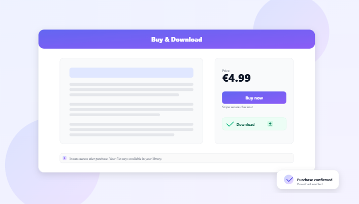 Purchase and download - EducTime